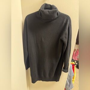 Nadaam black turtleneck dress M